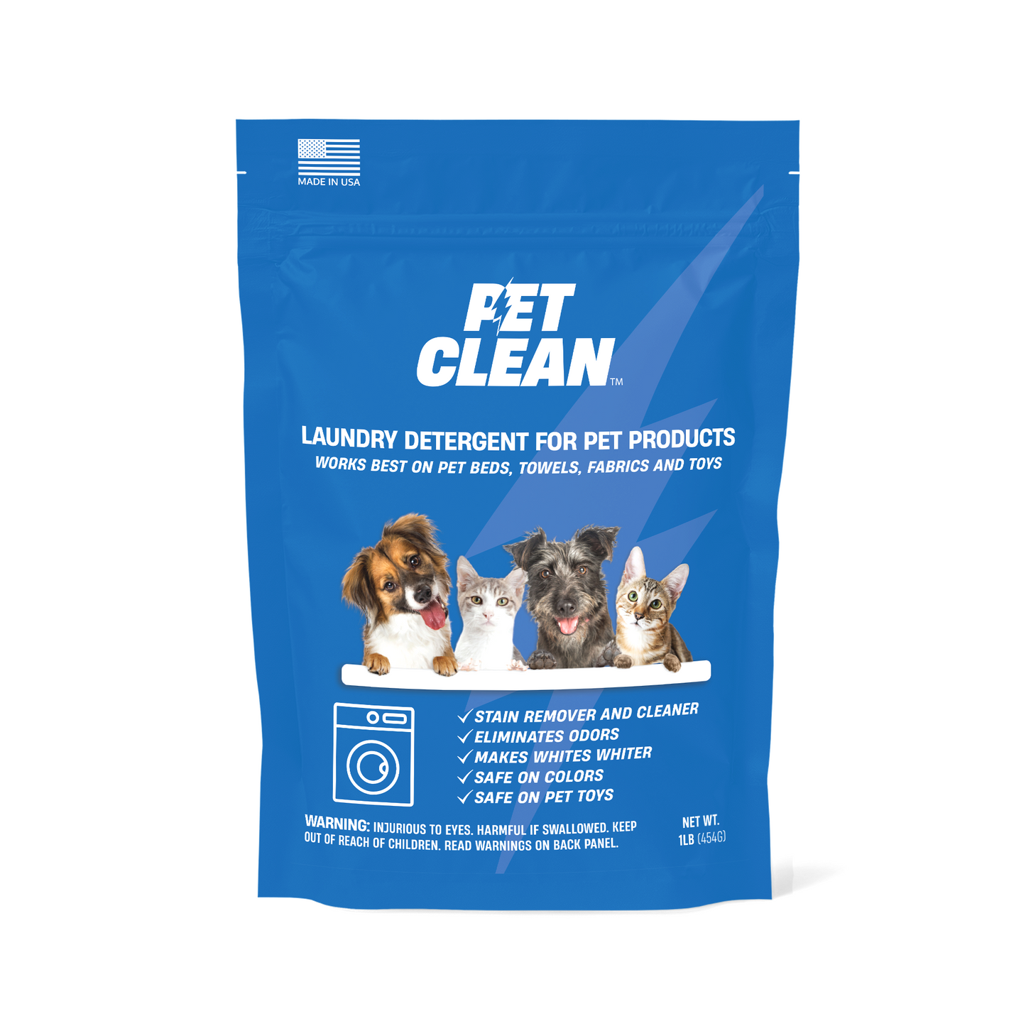 Pet Clean Laundry Detergent 1lb - FREE SHIPPING